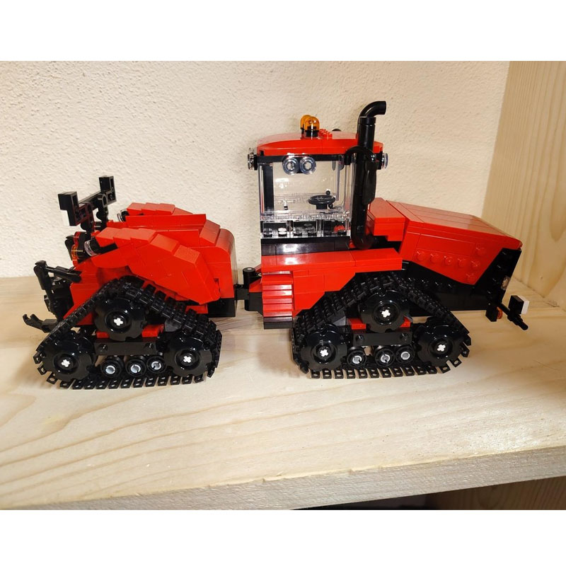 Urban Farming Usa - MOC-260750 Model Blok Bangunan Traktor Pembajak