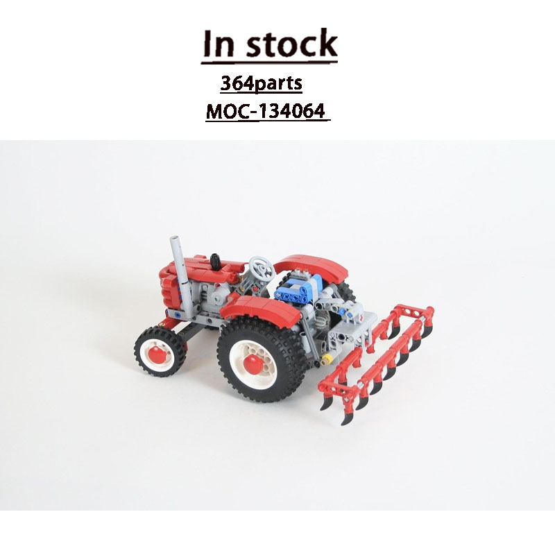 Urban Farming Usa - MOC-134064 Model Blok Bangunan Traktor Retro