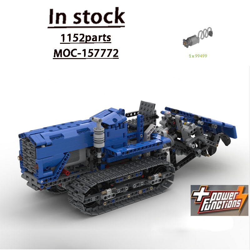 Urban Farming Usa - MOC-157772 Model Blok Bangunan Traktor Perayap
