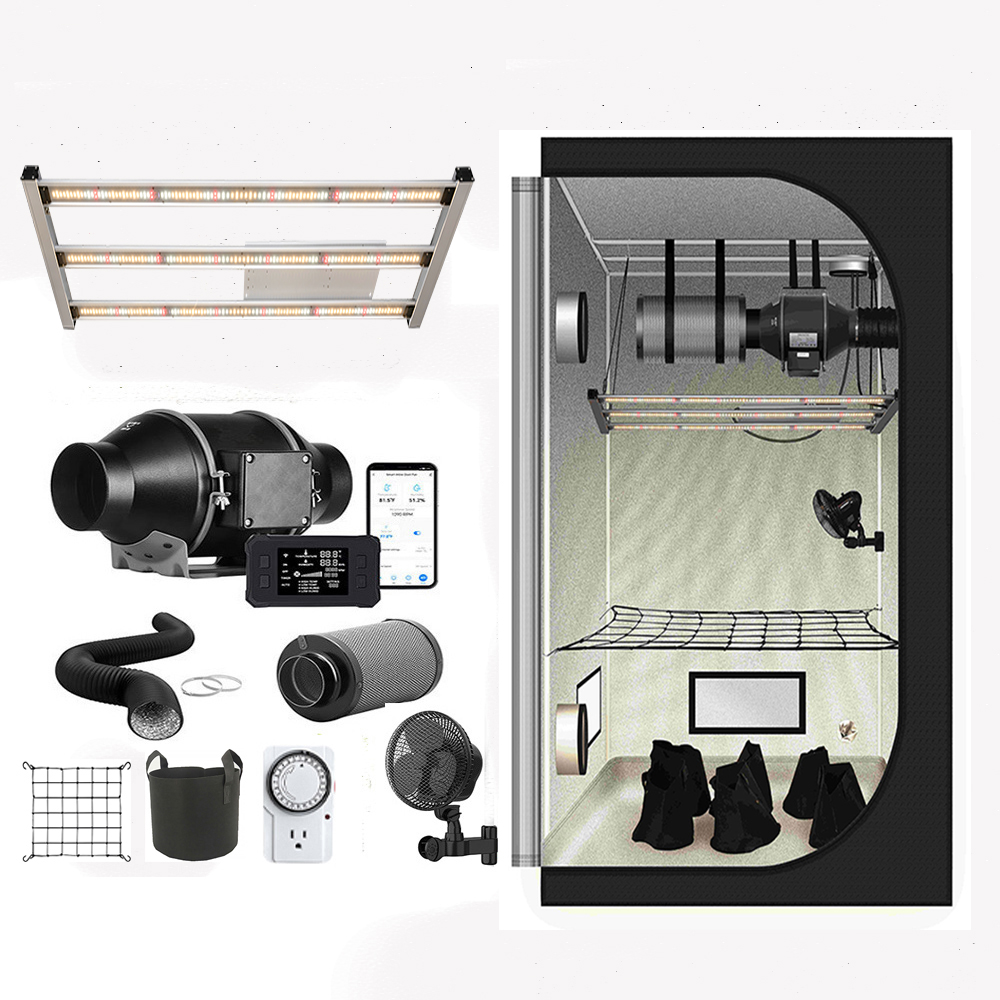 Grow Tent 4X4 - 2024 Baru 120X60X180Cm Growzelt Set Lengkap