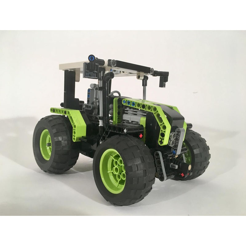 Urban Farming Usa - MOC-97333 Model Blok Bangunan Traktor Pertanian