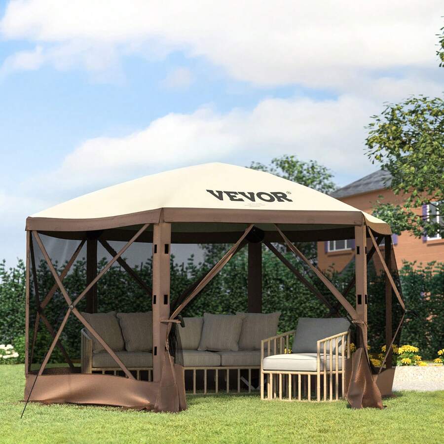 Grow Tent 4X4 - Tenda Gazebo Berpenutup Layar, Tenda Gazebo