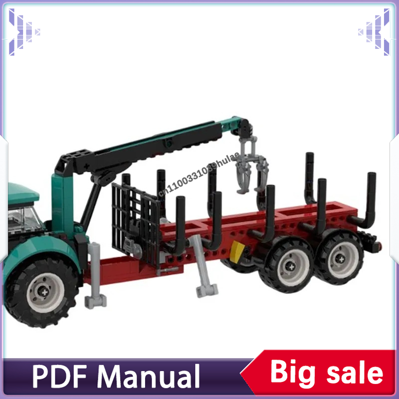 Urban Farming Usa - Set Bangunan MOC Traktor Kota, Model