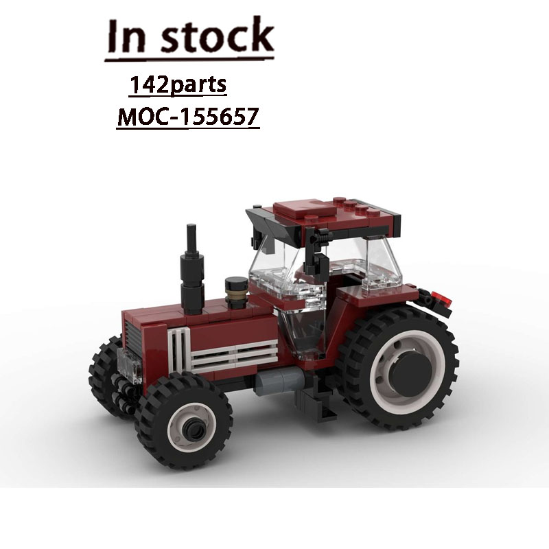 Urban Farming Usa - MOC-155657 Model Blok Bangunan Traktor Retro