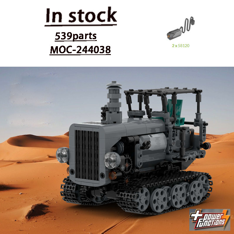 Urban Farming Usa - MOC-244038 Model Blok Bangunan Traktor Pertanian