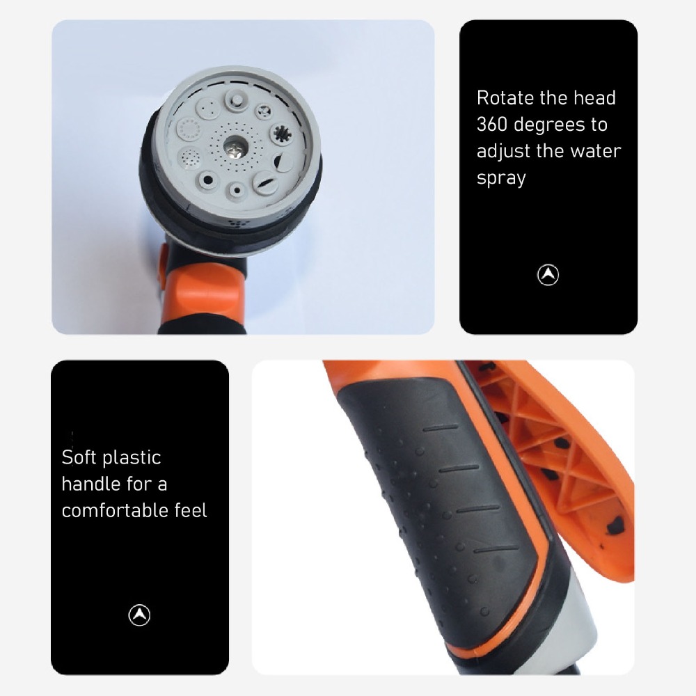 Nosel Selang Taman ABS, Karet, - Gardena Hose Comfort ulasan dan harga