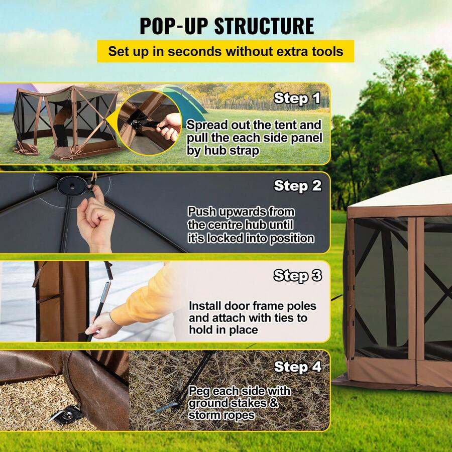 Tenda Gazebo Berpenutup Layar, - Grow Tent 4X4 ulasan dan harga
