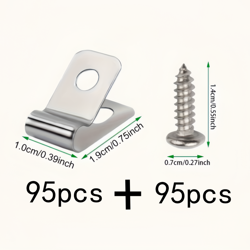 95 Klip + 95 Paku, Klip Pagar  - Urban Farming Usa ulasan dan harga